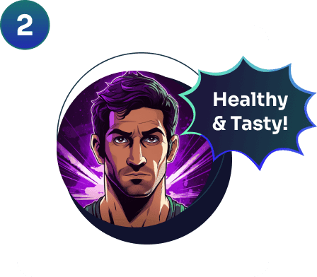 Gainz app screen — Tailored Nutrition for Peak Gainz
